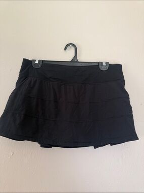 Lululemon Pace Rival skort 8 black